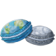 Earth and Moon Macarons